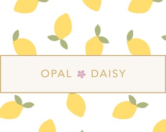 白地にレモン - デジタル繰り返しパターン