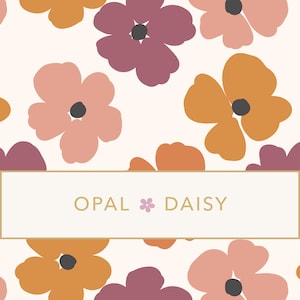 Jumbo Multi Floral sur pâle - MOTIF RÉPÉTITION NUMÉRIQUE