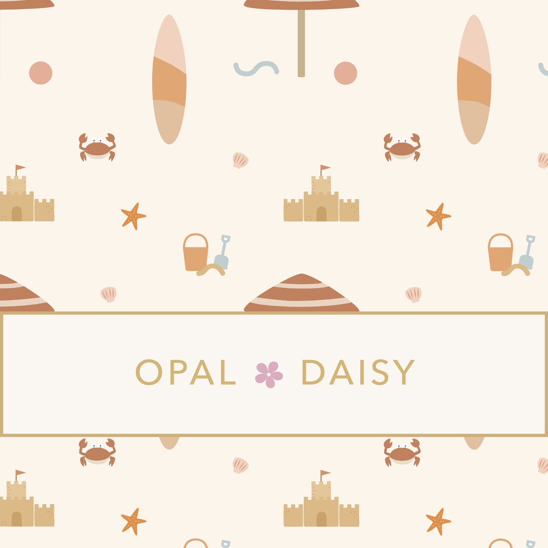Beach Bum - DIGITAL REPEATING PATTERN - Etsy