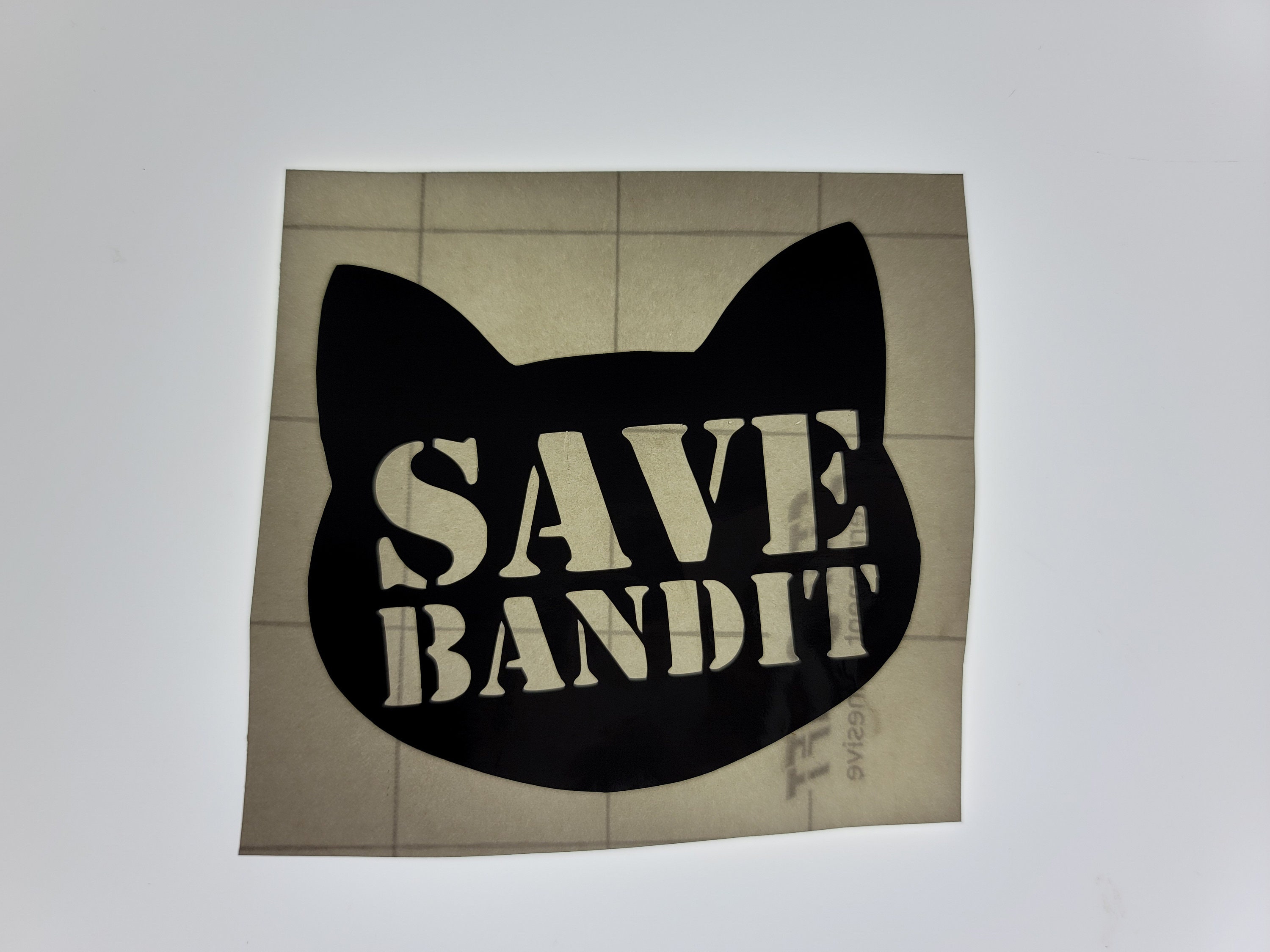 Save Bandit decal | Etsy