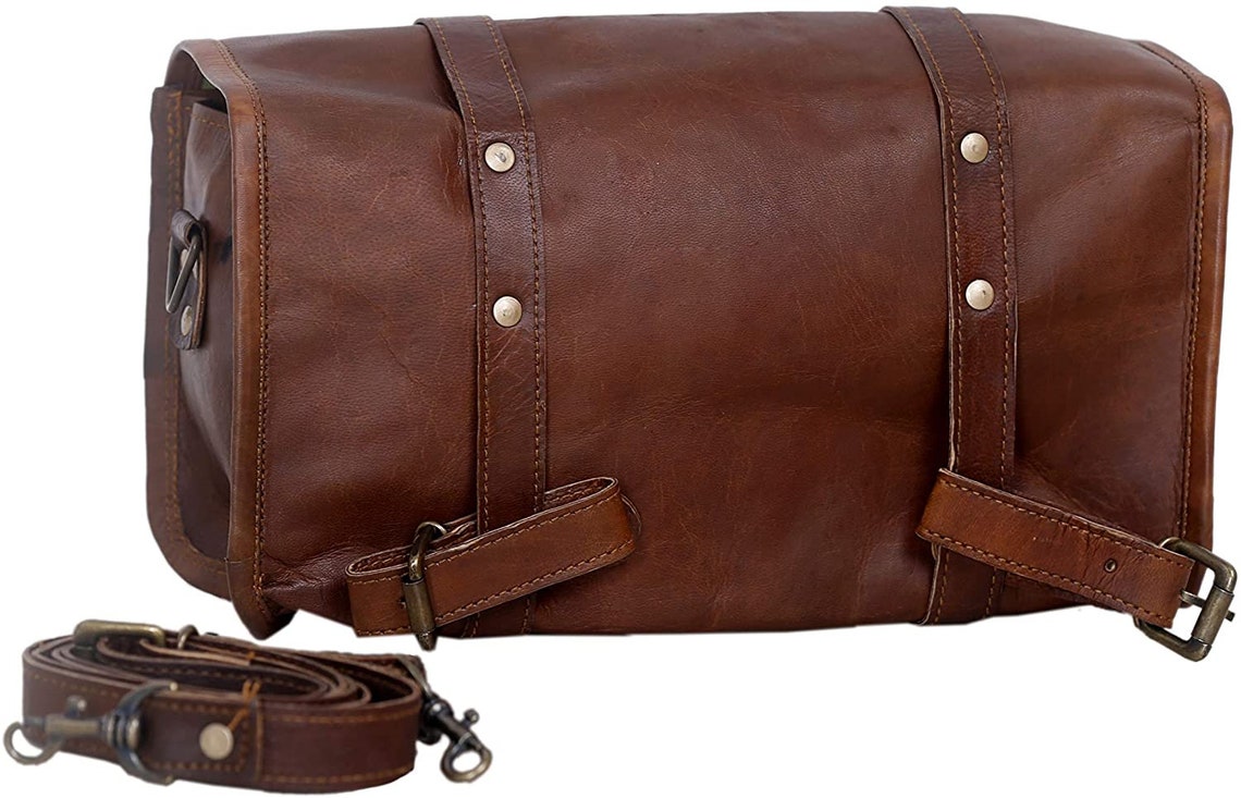 Leather bicycle bag bicycle pannier bicycle shoulder bag Etsy