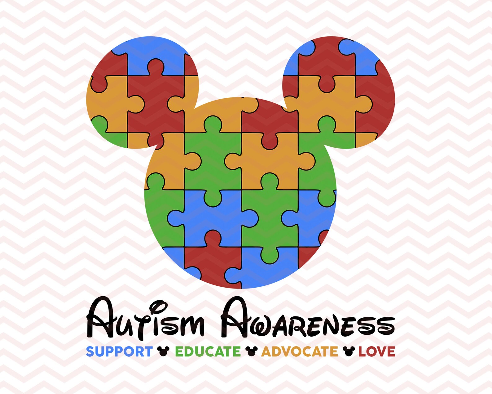Download Support Autism Awareness Svg Autism Education Disney ...