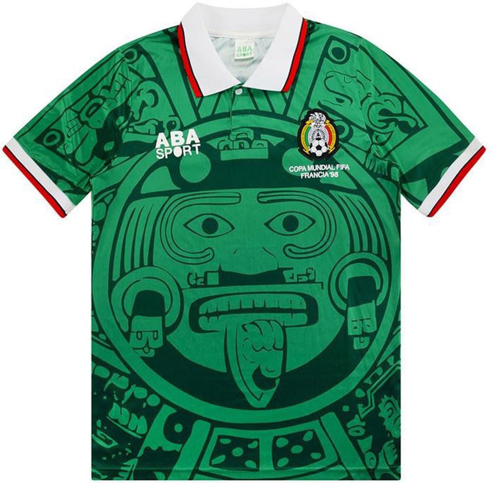 Mexico Football Shirt 1998 World Cup Home Various Sizes Etsy