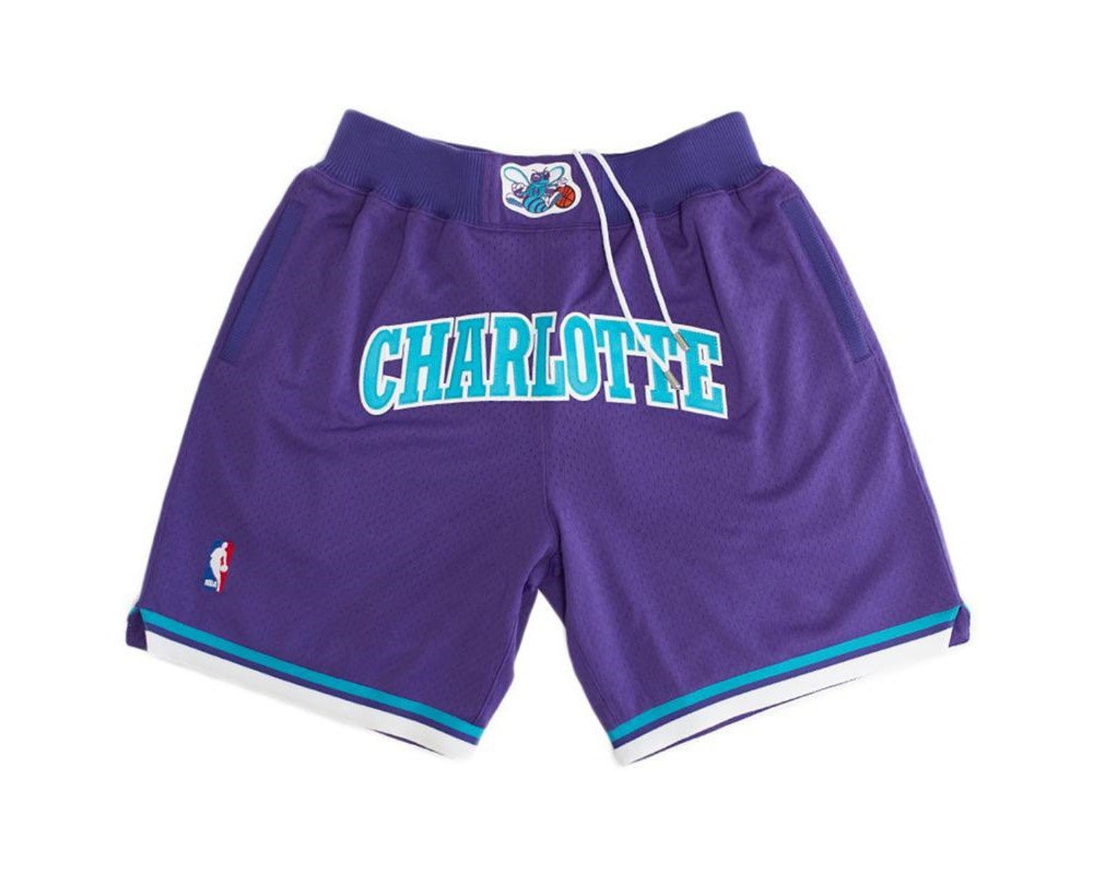 Charlotte Retro Baloncesto Shorts Cosido Logo Nuevo Etsy