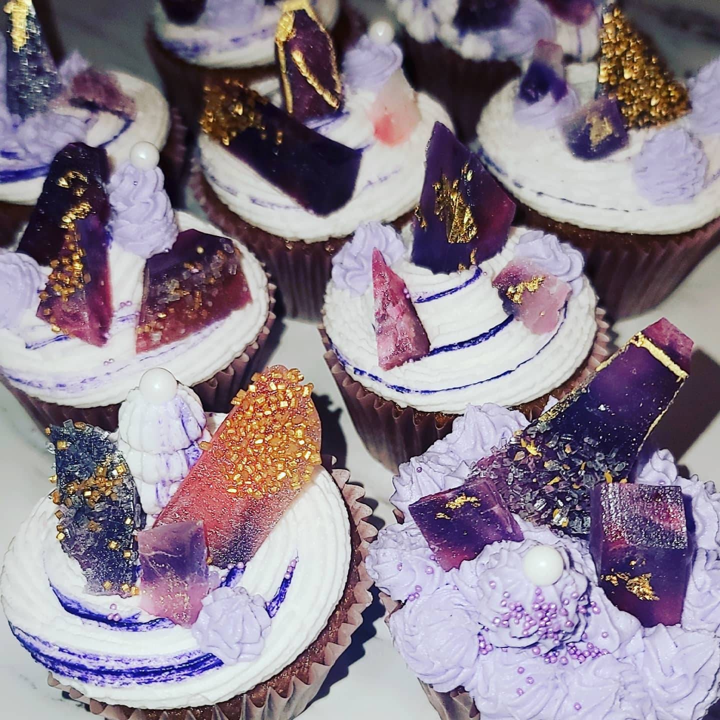 Cristales comestibles toppers de cupcakes favores de fiesta Etsy