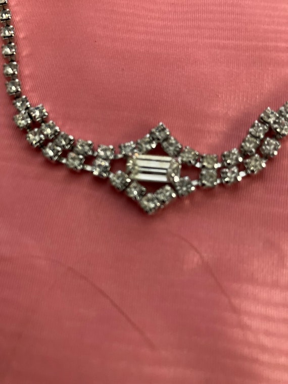 Vintage Rhinestone Necklace - My Mother's Rhinesto