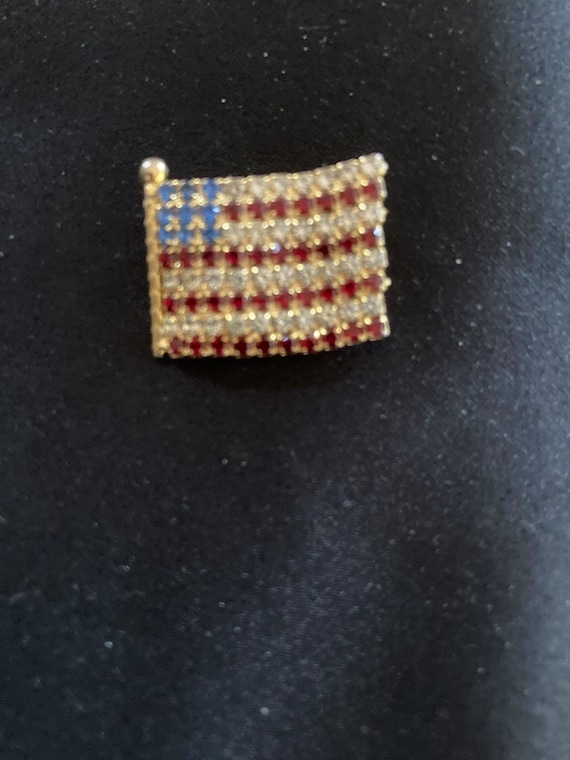 Vintage American Flag Pin - American Flag Pin - Sp