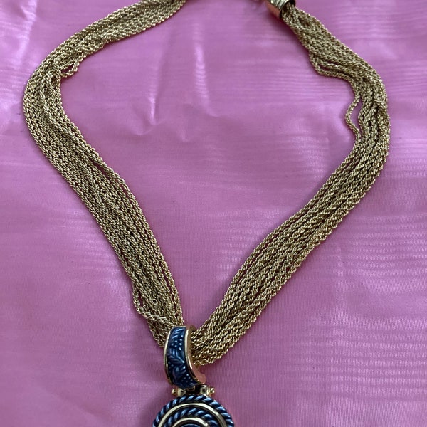 My Mother's Costume Jewelry - Ann Klein Multi-Strand Necklace