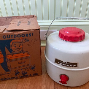 Vintage Thermos - Therm-A-Jug - 1960's Therm-A-Jug and Box