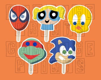 Spiderman Ice Cream Etsy
