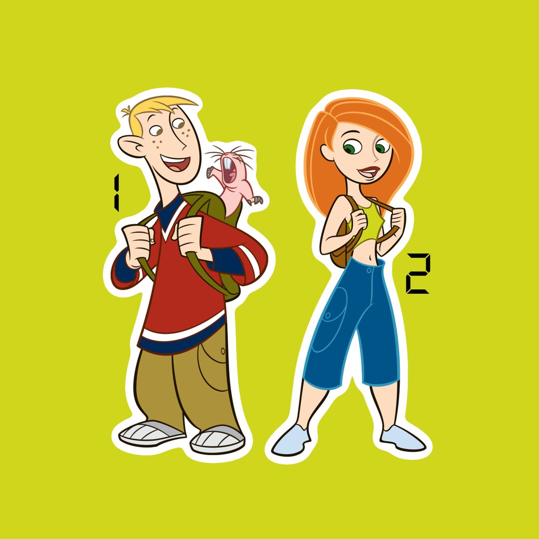 Kim Possible Stickers - Etsy