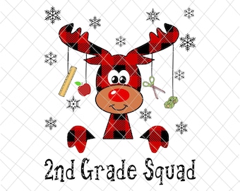 Download Reindeer Squad Svg Etsy