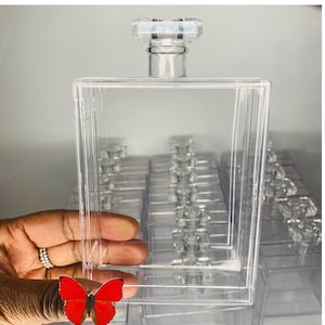 WHOLESALE Clear PERFUME CASE for lip gloss | lipgloss |lashes | party favor| wedding l Sweet 16 www.diamondbarbaddies.com