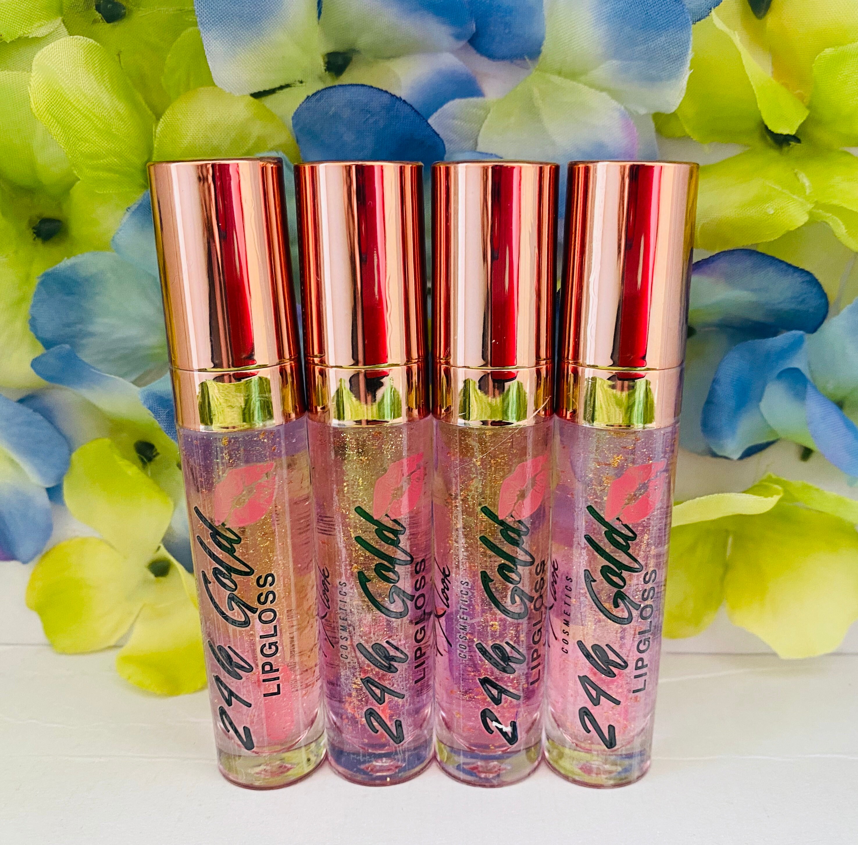 Wholesale 24 K Gold LIP GLOSS PINK 6 pack Etsy