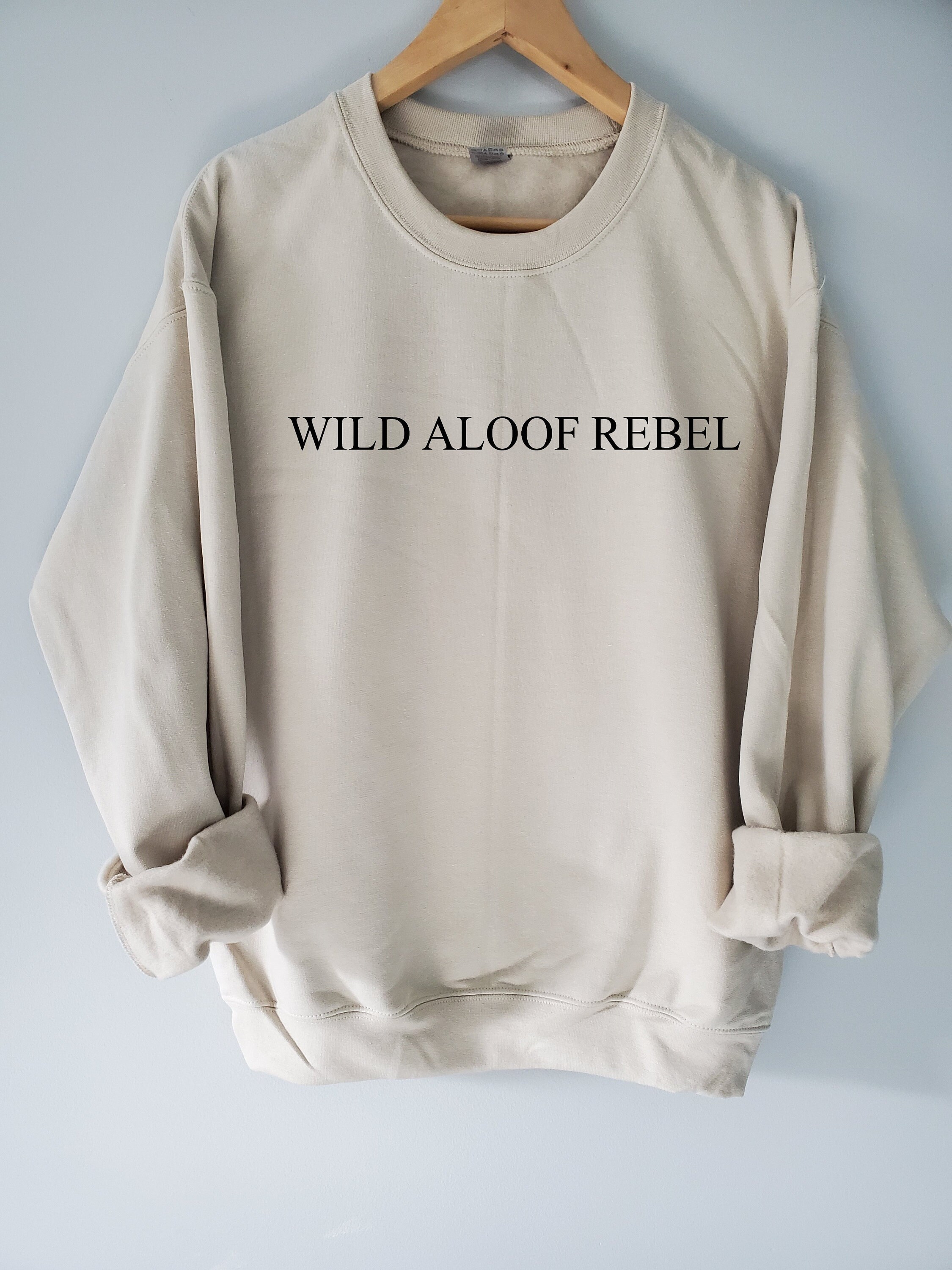 sand color sweatshirt