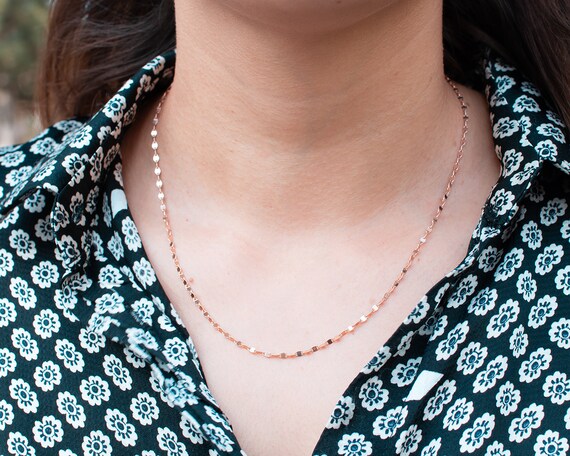 Sterling Silver Chain Necklace Curb 