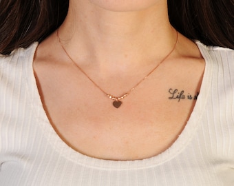 Zierliche 925er Silber Herzkette: Minimalistischer Schmuck