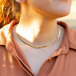 Herringbone choker necklace chain snake, necklace gold chain herringbone snake, necklace gold chain herringbone silver, herringbone necklace