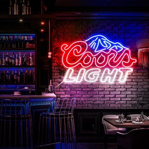 Coors light neon sign - Etsy 日本