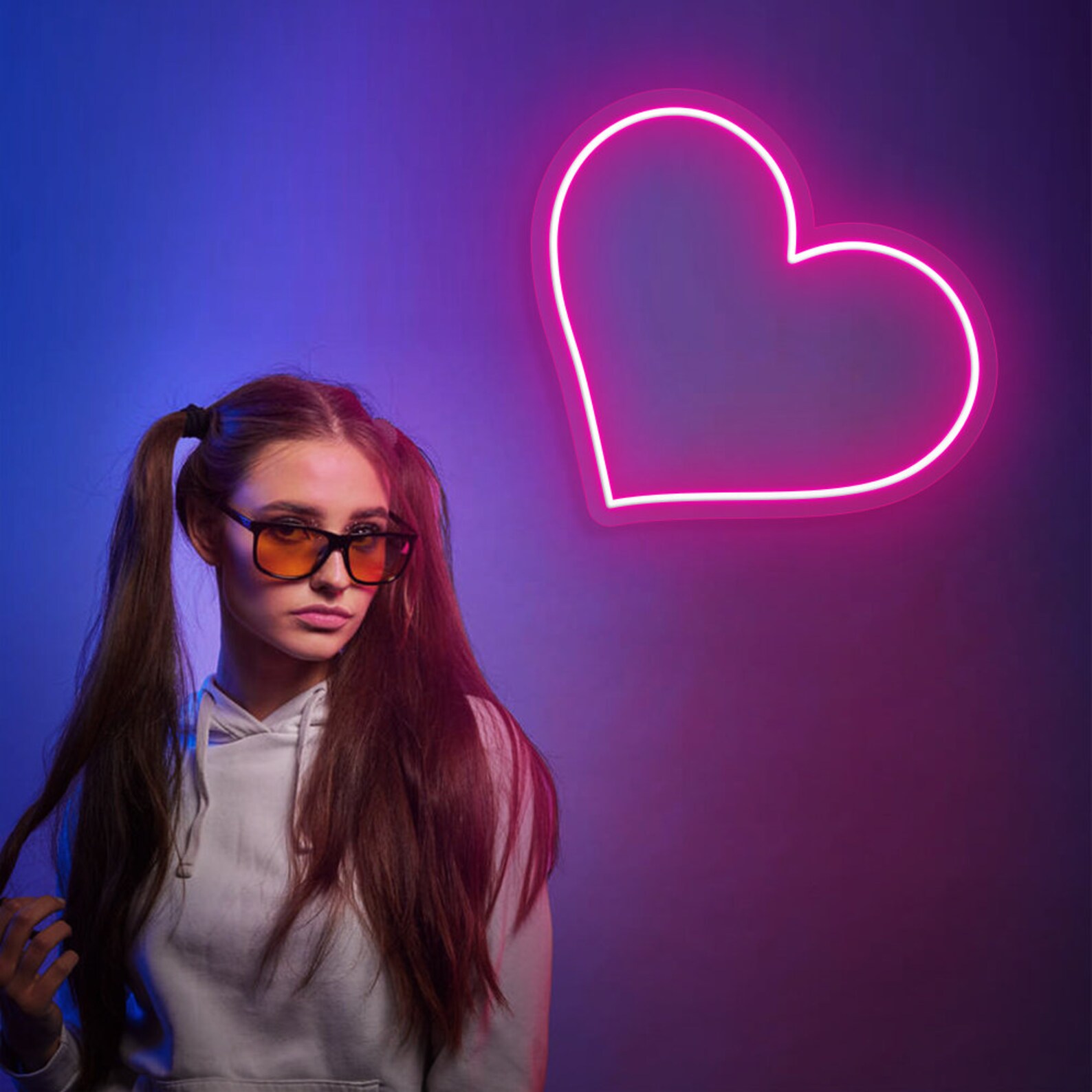 Heart Neon Sign Wedding Neon Sign Gift for Lovers Etsy