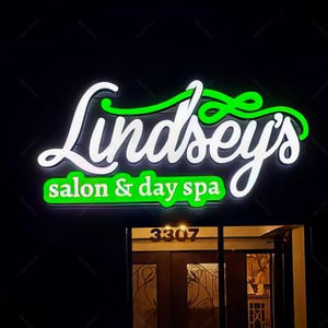 Letreros para negocios, pizzerías, señalización exterior, letreros LED con logotipo para decoración de pared, letreros con logotipo para negocios, letras LED de canal, letreros para escaparates.