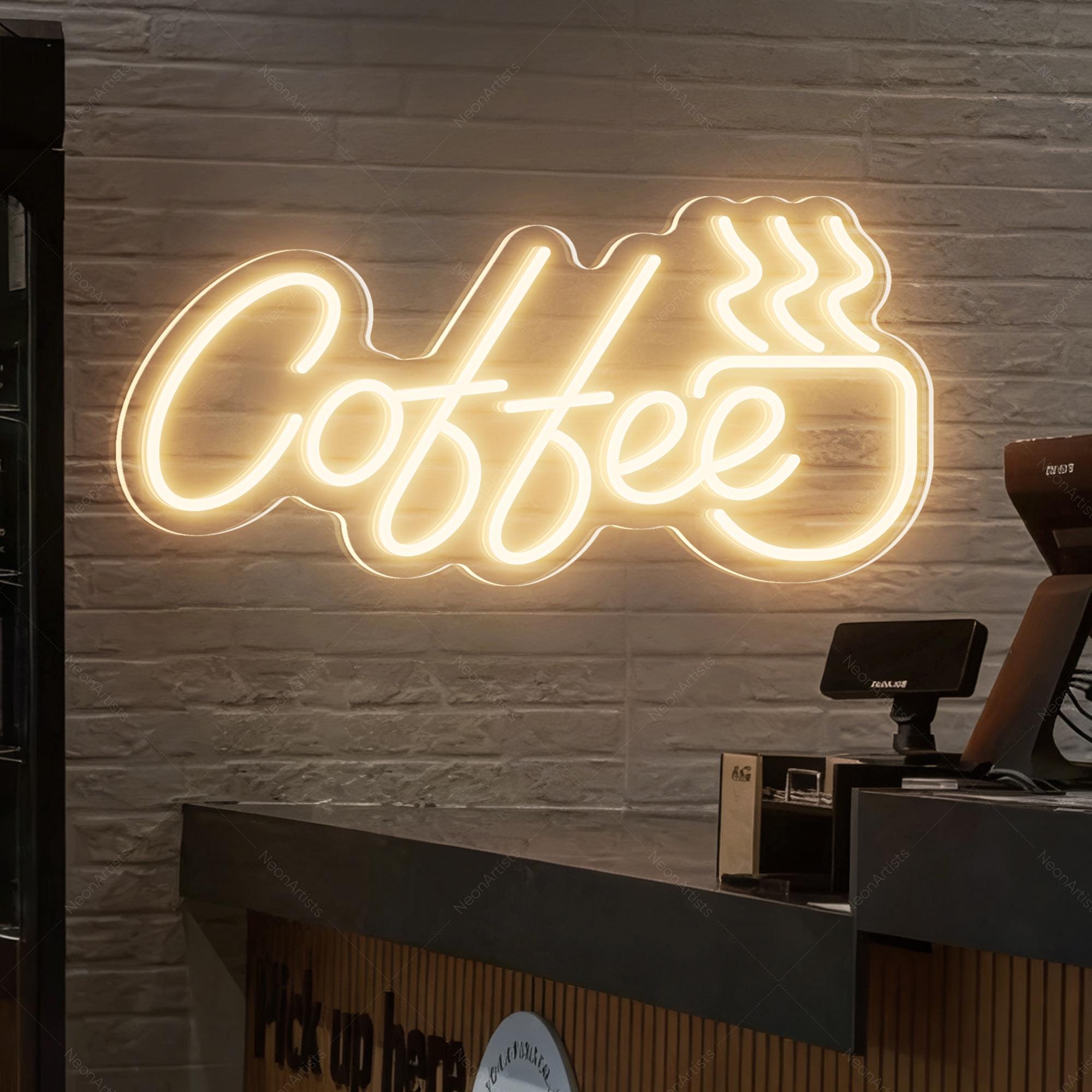 コーヒーネオンサイン|コーヒーバーLEDサイン|コーヒーネオンライト 