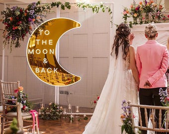 TO THE Moon & Back Neon Sign, Wedding Decor, Personlized Wedding Gifts, Wedding Neon Sign, Wall decor, Neon Wedding Neon Signs,Neon Light