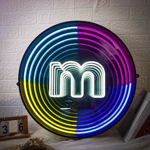 Infinity LED Neon,wall Art Sign,infinity Mirror Logo Sign,led Mirror ...
