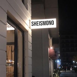 Acrylic Light Box,rectangle Street Signage,led Light Box,outdoor Wall ...