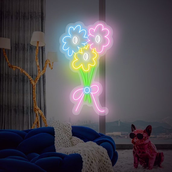Neon indoor sale signs