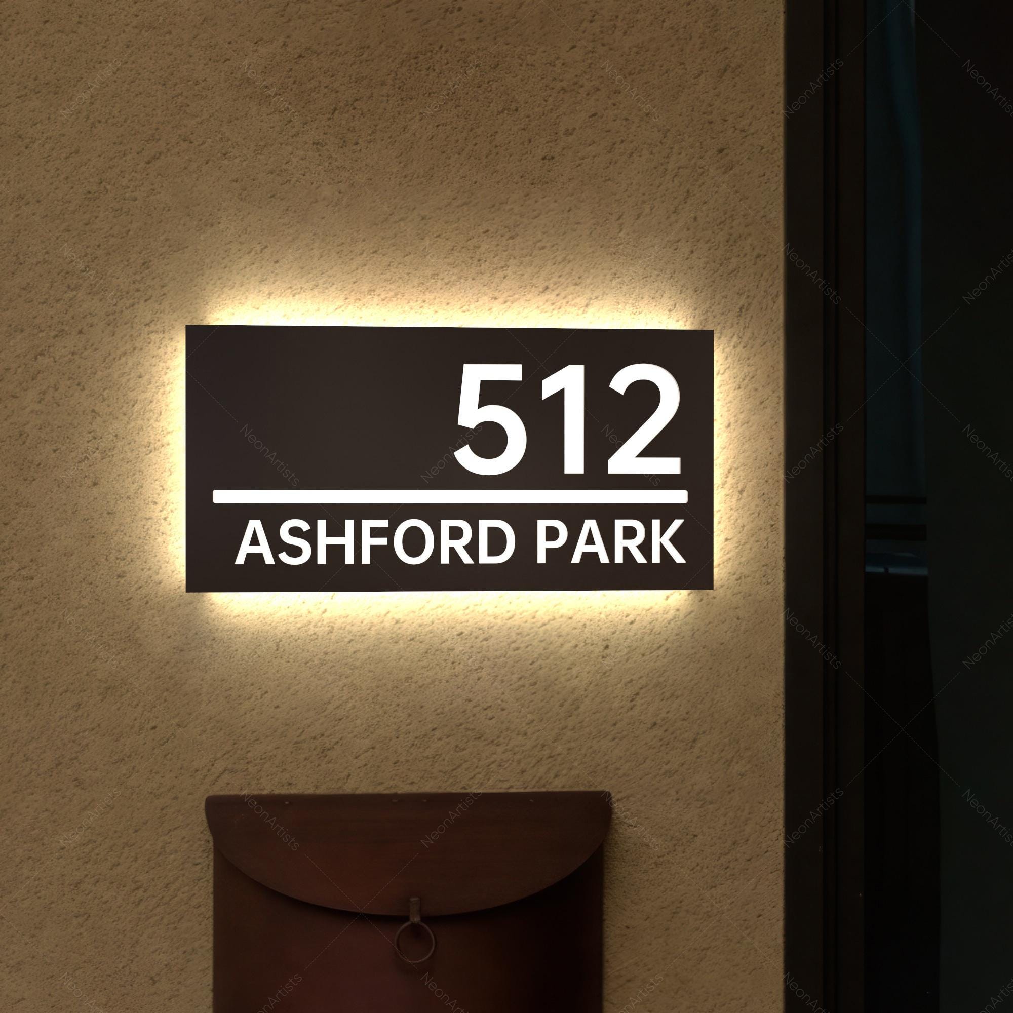A closer look at Outdoor House Number Lighting Ideas At Night