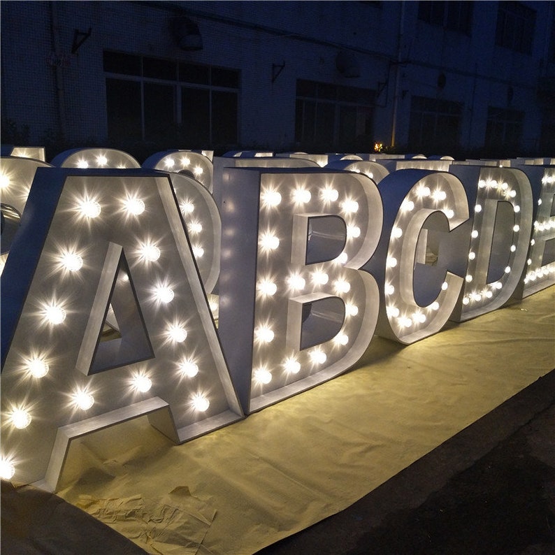 Marquee Letters,light up Letter,marquee Sign for Coffee,restaurant Logo ...