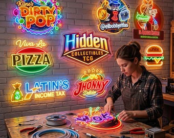Custom Neon Sign, Business Logo LED Decor, Company Art Light,Wall Neon Logo,Neon Sign