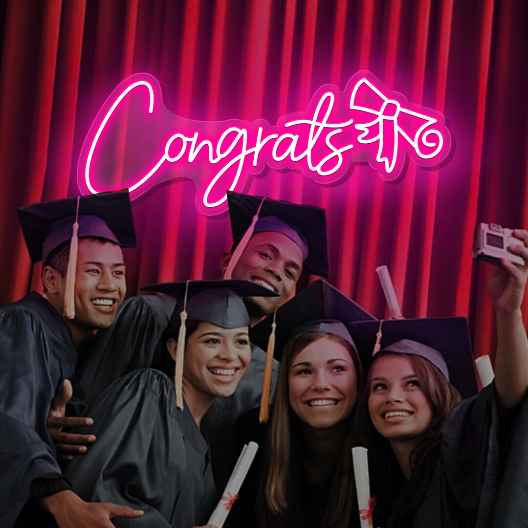 Neon Graduation Custom Neon Sign for Graduation Gifts /congratulations Neon Sign ...
