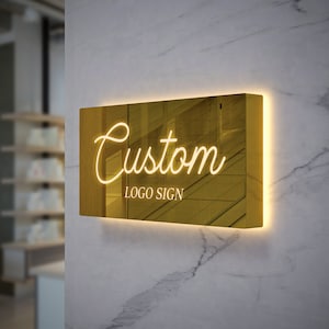 Light Box Sign,Business Logo Signage, Custom Metal Sign,Led Signage,Storefront Sign, Reception Sign,Company Name Sign,Beauty Studio Logo
