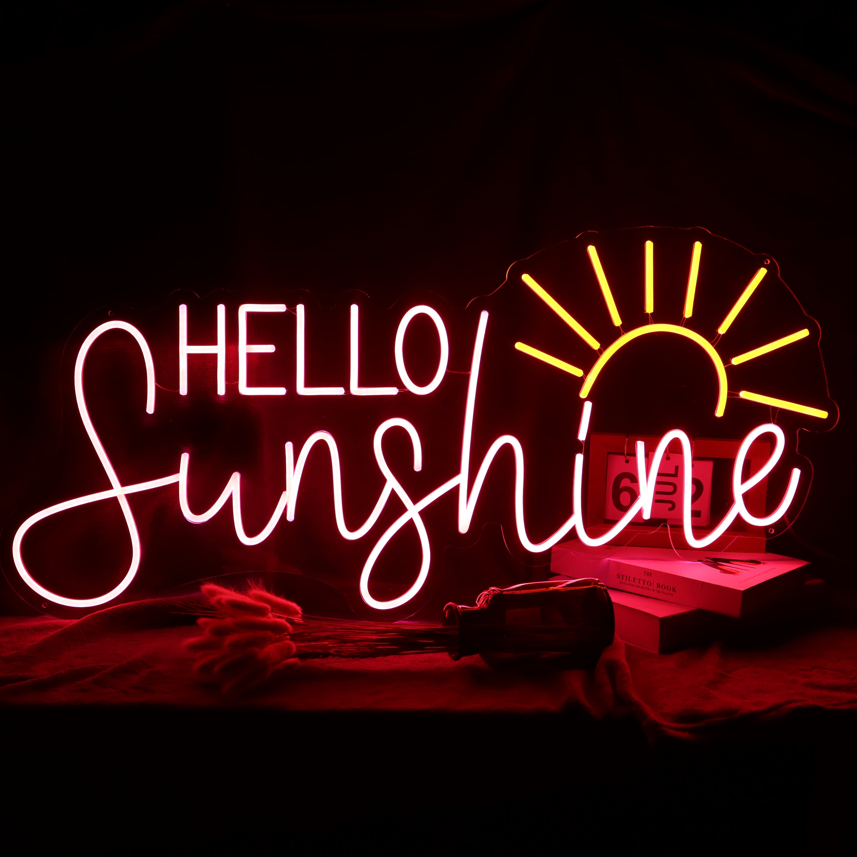 Hello sunshine cheap neon light