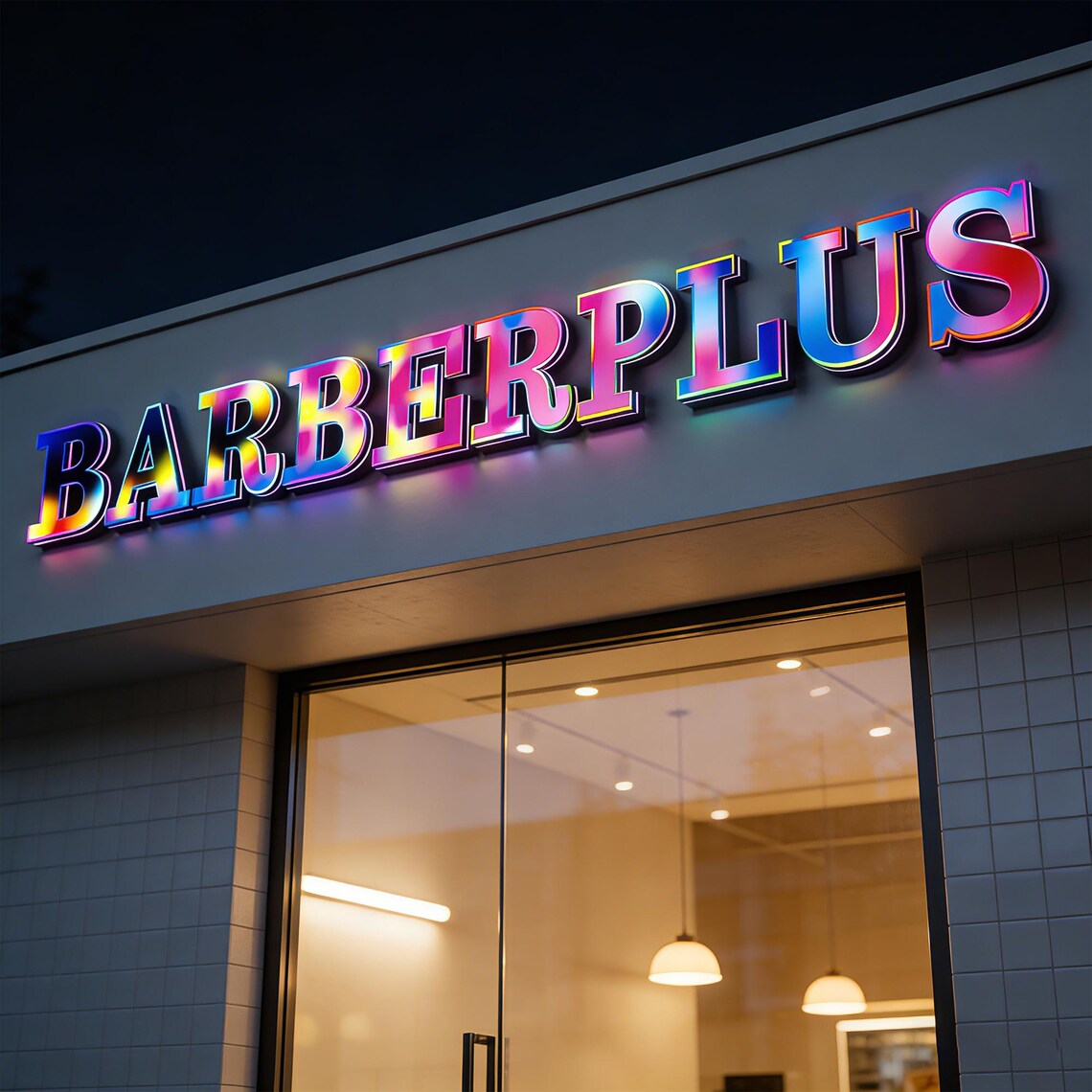 RGB Letter Sign,light up Letter,illuminated Logo Shop Custom Led Sign ...