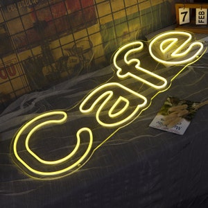 Coffee Neon Sign/ Coffee Led Sign/ Coffee Neon Light/ Coffee Cup Neon Sign/ Cafe Neon Sign/ Cafe Bar Decor/Shop Sign Cafe Neon Sign