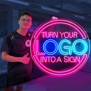 Neon Sign,Custom Neon Sign,Personalized Neon sign, Neon Bar Sign,Sign for Business,Wall Neon Logo Sign,Aesthetic Neon Sign,Custom Logo Light