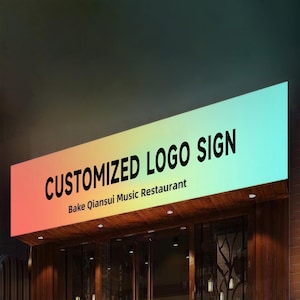 Werbung Light Box, Leuchtreklame für Geschäftswerbung, LED-Leuchtkasten, RGB-Leuchtkasten für Live Room Decor, benutzerdefiniertes Light Box-Zeichen,
