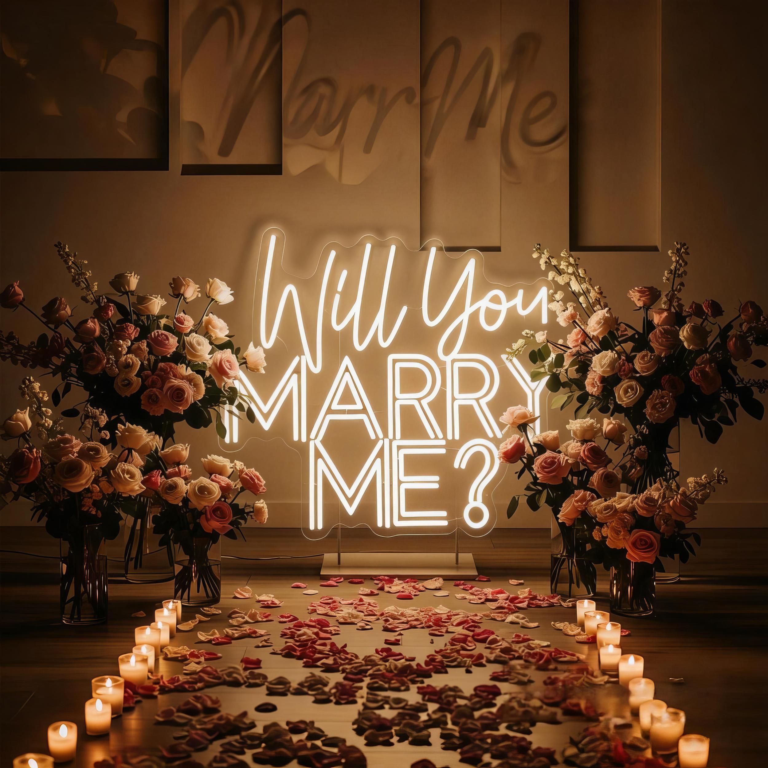 Personalized Wedding Neon Sign,neon Sign,will You Marry Me? Neon