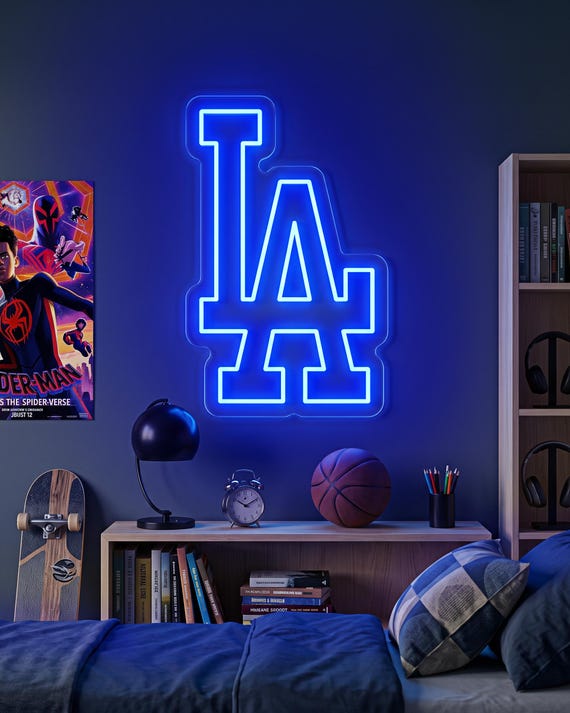 Los Angeles Dodgers Neon Sign,la Neon Sign for Garage or Man Cave