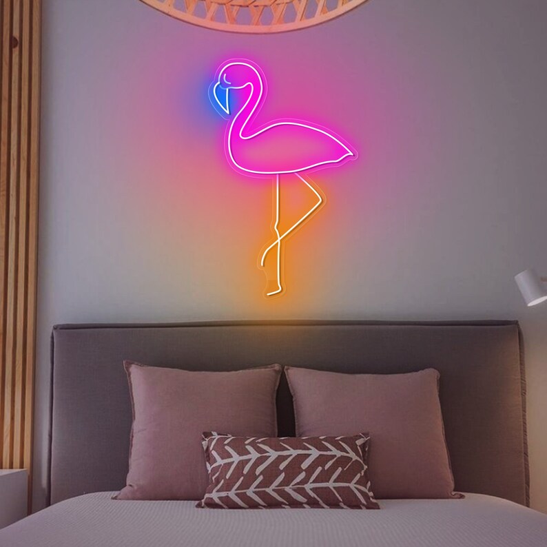 Flamingo Neon Light Sign Led Neon Signs Decor Bedroom Room - Etsy