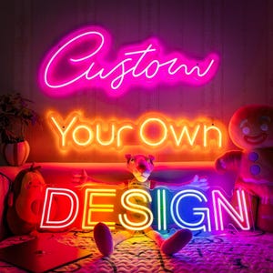 Custom Neon Sign |Business Neon Sign| Office Neon Light | Home Decor Neon Light For Art Wall| Neon Logo Custom | Led Neon Signs