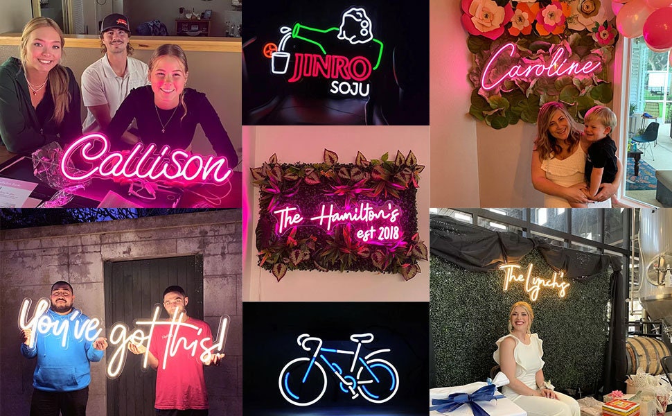 Number 1995 Neon Sign Birthday Party Event Decor, Number LED Light ...