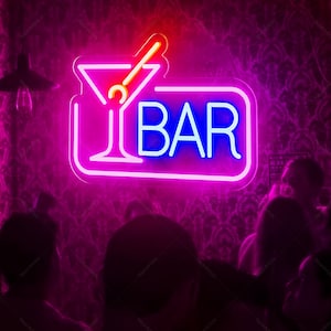 Customized Home Bar Neon Sign, Personalized Home Bar Neon Sign, Novelty Neon Sign, Neon Sign Gift, Neon Sign for Dad, Father&#39;s Day Gift