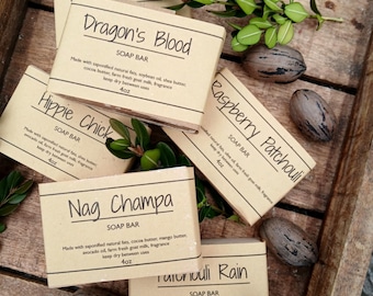 Goat Milk Soap Patchouli Scents