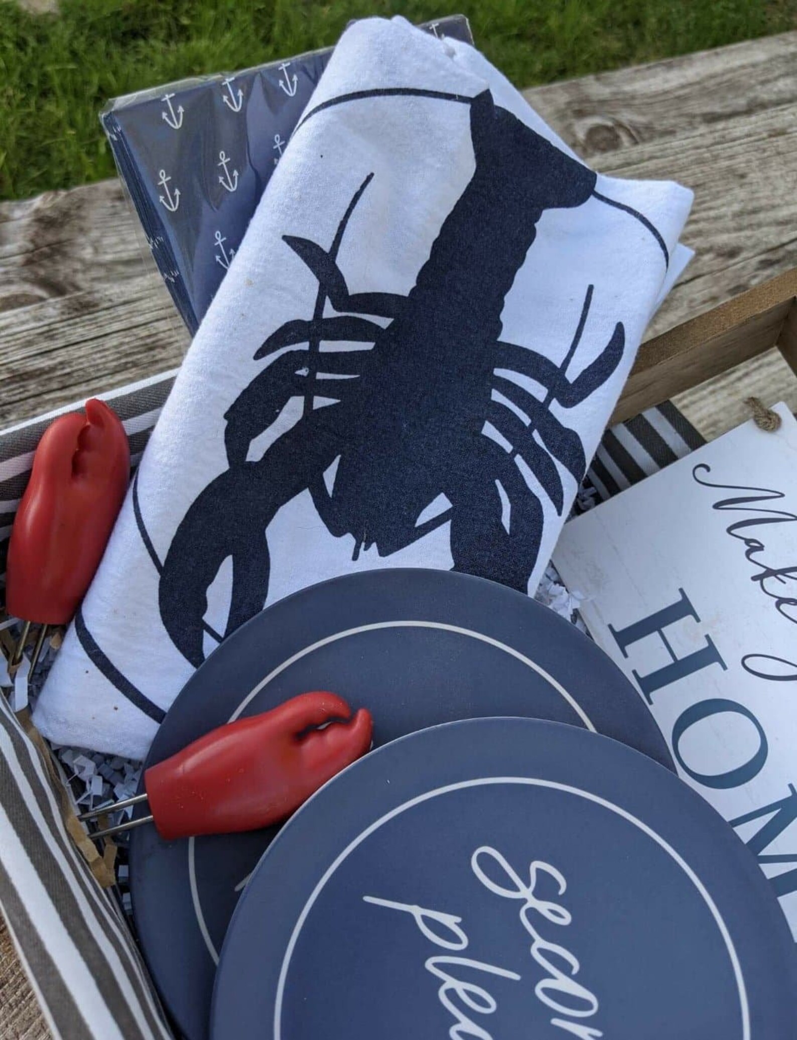 Beach Gift Basket/housewarming Nautical Theme Gift Basket/ Spa Etsy