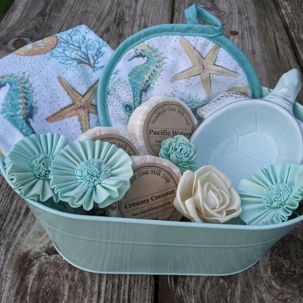 Coastal Gift Basket Etsy