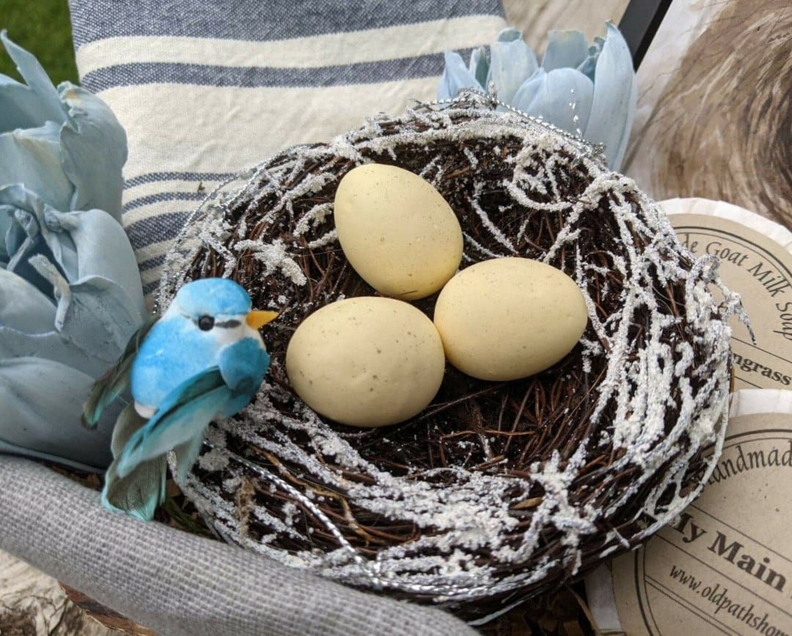 Bird Nest Gift Basket/Nature Gift Basket/ Spa Gift Basket/Goat Etsy